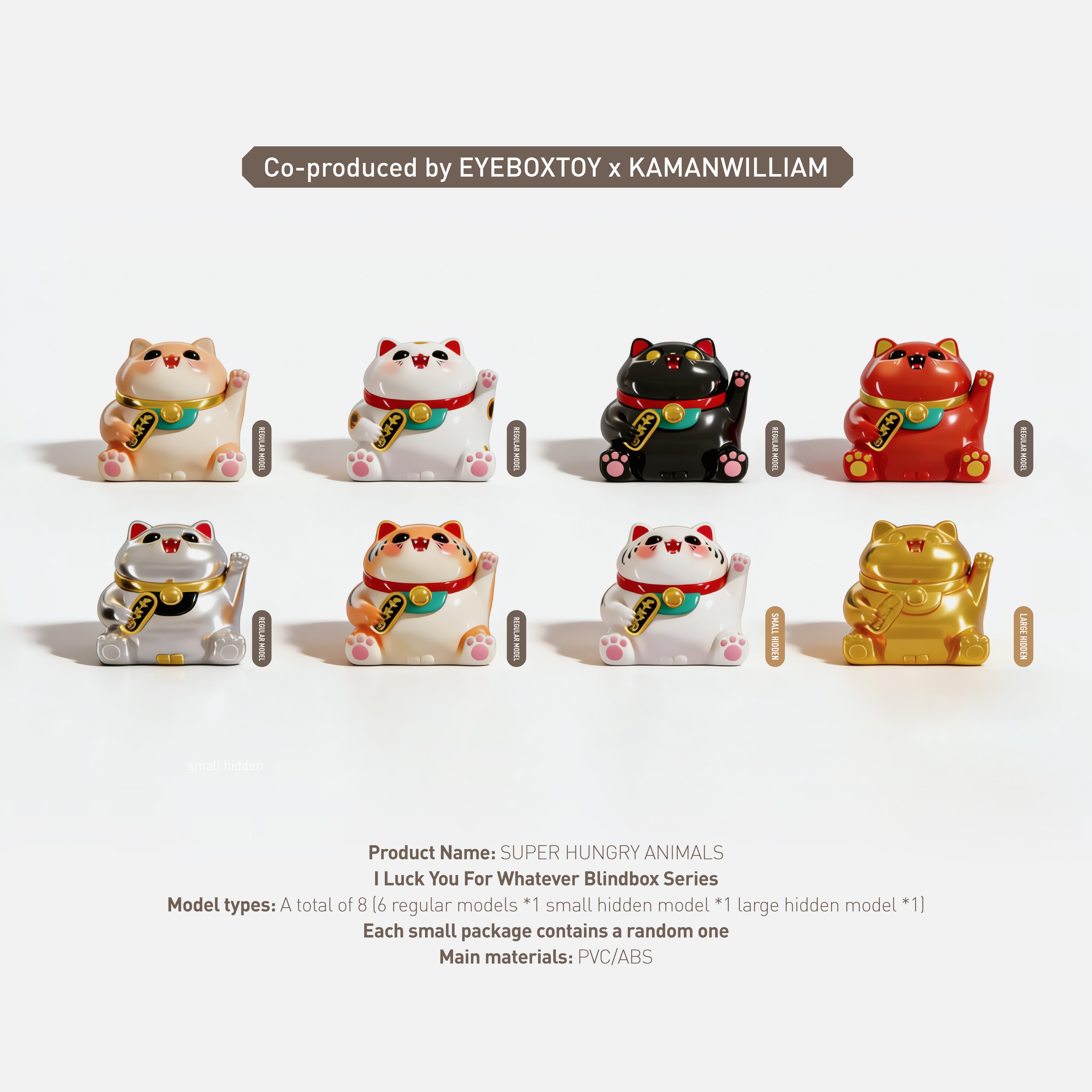 SUPER HUNGRY ANIMALS - I Luck You For Whatever Blindbox Series