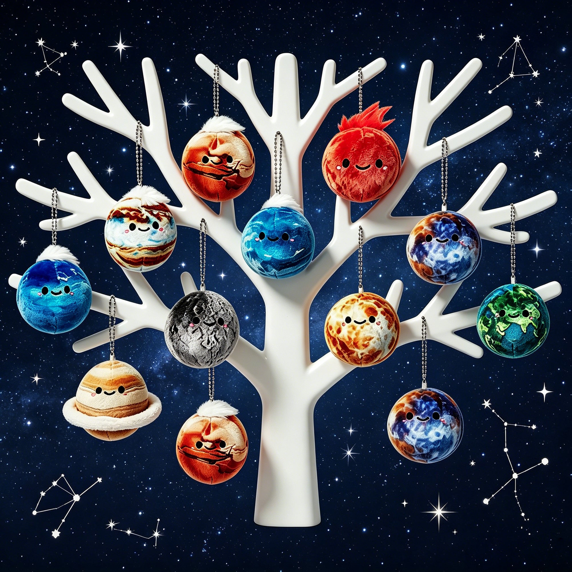 Moe-Eye Star Kids Solar System Planet Blind Box Pendant