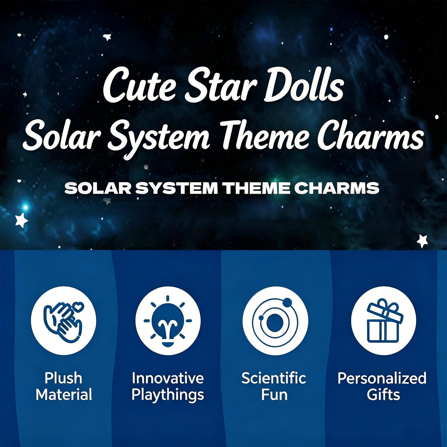 Moe-Eye Star Kids Solar System Planet Blind Box Pendant